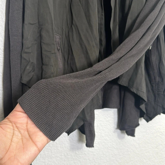 Cynthia Rowley Grey Women’s Size XLarge Open Front Cardigan NWT - Picture 3 of 8